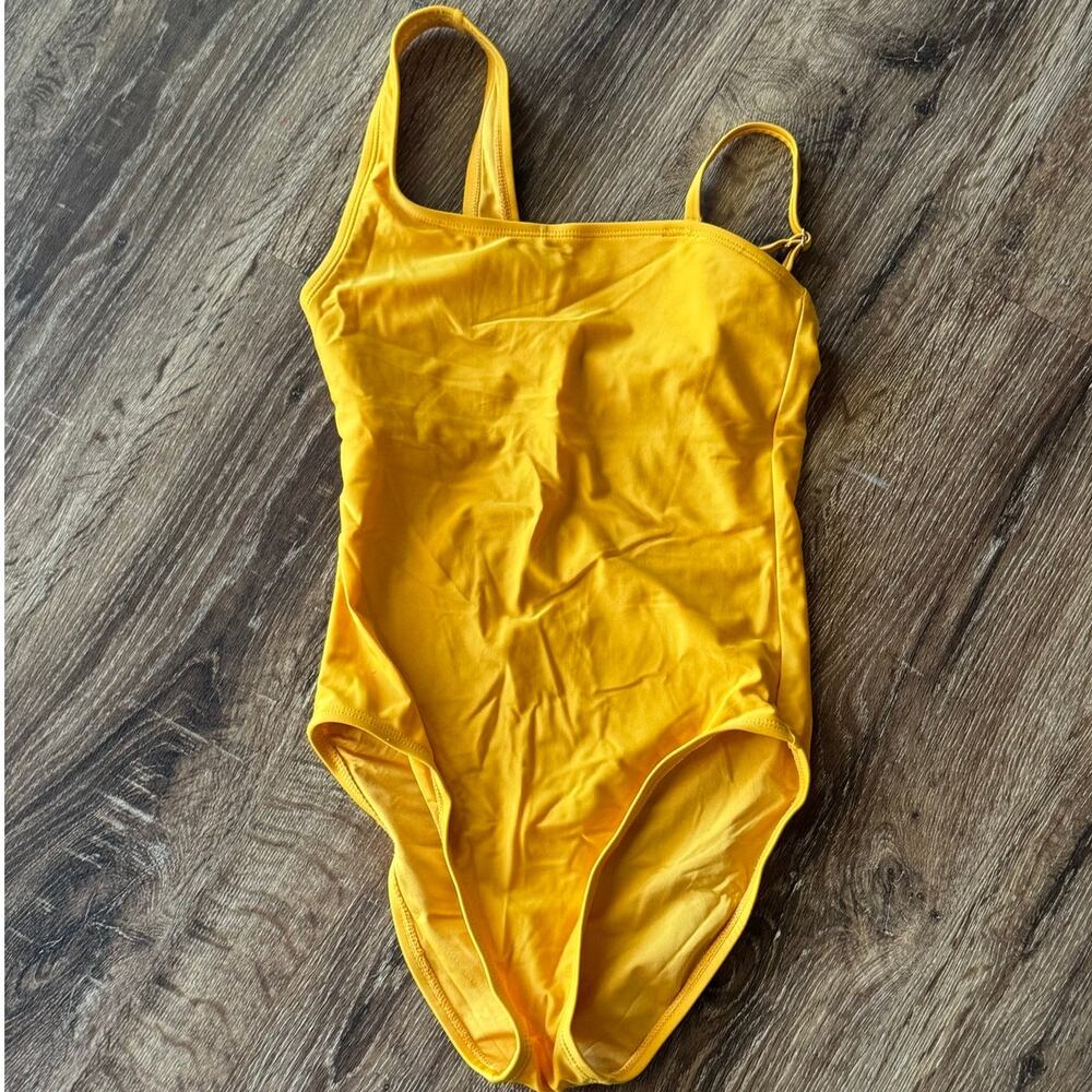 Aero Mustard Yellow One Piece Swimsuit Size XS